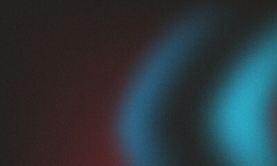 Stunning abstract gradient grain texture background with vibrant blue and moody red hues