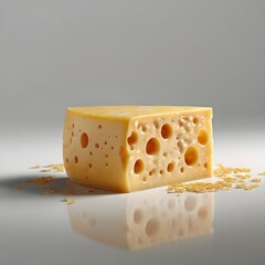 Swiss Cheese Wedge on a Reflective Surface