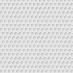 Fototapeta premium Golf backgrounds. Realistic rendition of golf ball texture closeup. Background material illustration with a golf ball pattern. round seamless pattern. Golf ball texture. White round background. 