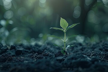 Sharp Picture of Closeup of Plant Growing on Land