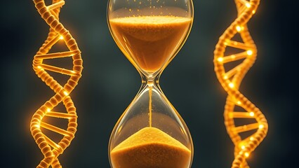 A glass figure standing firm against swirling winds, embodying resilience and strength.