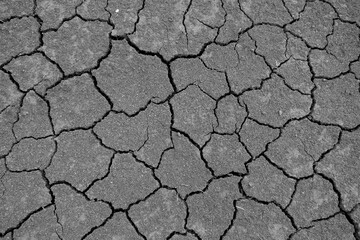 Wall texture soil dry crack pattern of drought lack of water of nature brown old broken background.