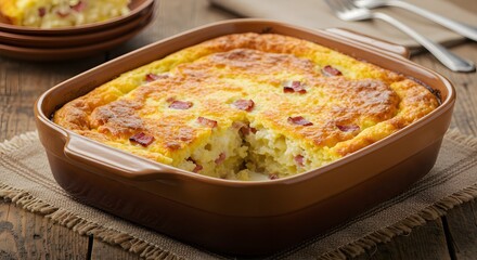 Golden Baked Lithuanian Potato Kugelis