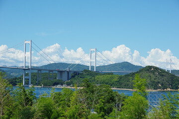 主塔とアンカレイジ