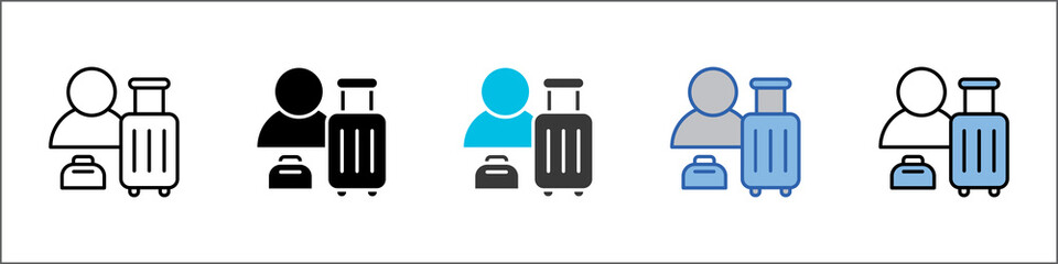 Guest Icon Pack Multistyle Illustration