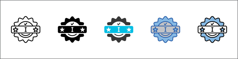 First Class Icon Pack Multistyle Illustration