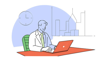 businessman working