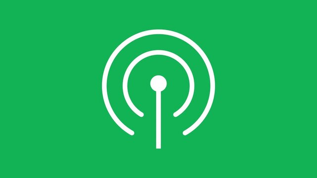 Signal icon illustration isolated vector sign symbol