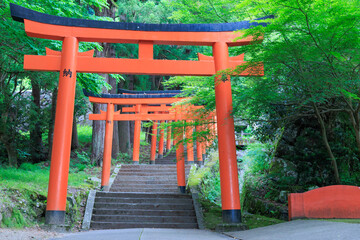 有子山稲荷神社　出石城
