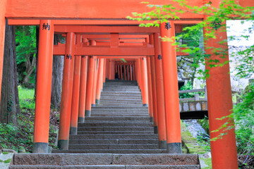 有子山稲荷神社　出石城