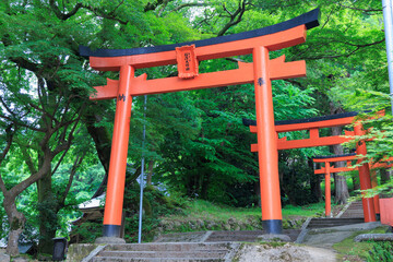 有子山稲荷神社　出石城