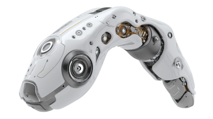 AI Powered Smart Implant Controller Futuristic Style on Transparent Background

