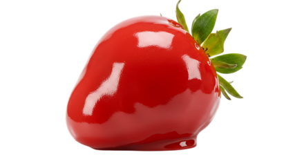 Strawberry covered in caramel Brazilian Strawberry of love " morango do amor" transparent image png