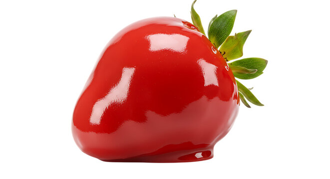 Strawberry covered in caramel Brazilian Strawberry of love " morango do amor" transparent image png