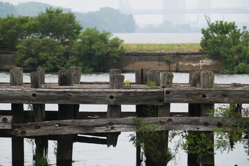 old wooden bridge