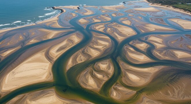 Coastal Sand Channels - Powered by Adobe