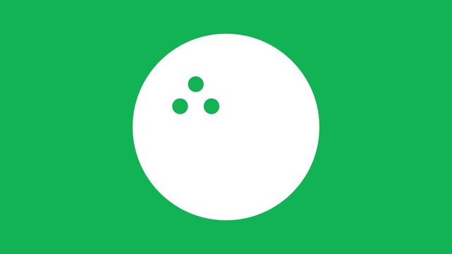 Bowling ball icon illustration isolated vector sign symbol