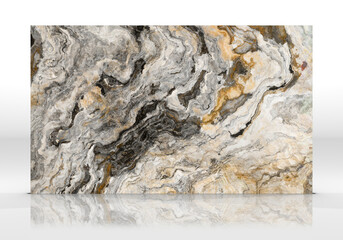 Grey and gold Onyx marble tile texture