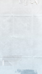 Blue folded paper iPhone wallpaper, abstract border