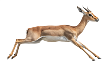 gazelle floating mid-air on AI generated by PNG