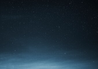 Starry night sky background