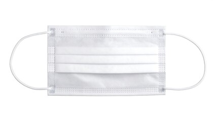 White disposable face mask (1)