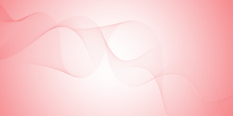 Abstract pink wavy lines Digital frequency track equalizer background. Curved wave smooth stripe seamless pattern. Wave lines created using blend tool. graphic design template banner business wave.