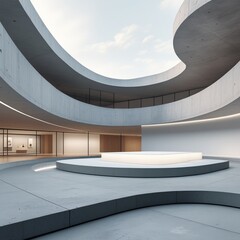 Obraz premium modern architecture in the city