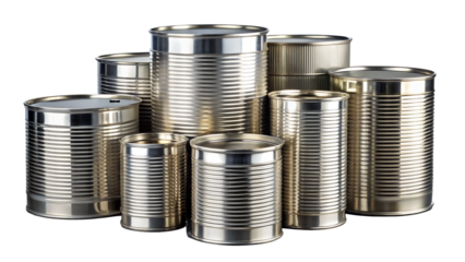 tin can isolated on white