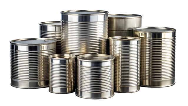tin can isolated on white