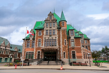 Gare du Palais building is a train and bus station in Quebec City, Quebec, Canada. built in 1915.