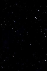 Dark night, starry sky background