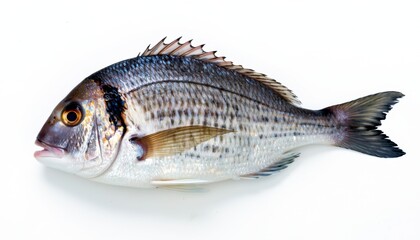 Fototapeta premium Fresh fish photography underwater market culinary delight bright studio close-up seafood presentation