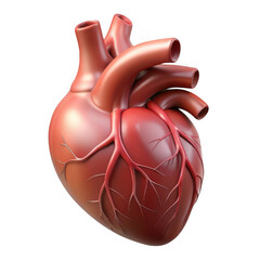 3d realistic human heart anatomy render