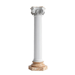 Obraz premium Classic Roman Column with Intricate Design and Elegantly Carved Details
