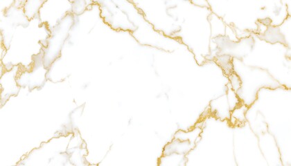 Obraz premium Elegant White Marble Texture with Gold Veins Luxurious Background.