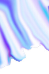 Colorful holographic fluid art design element