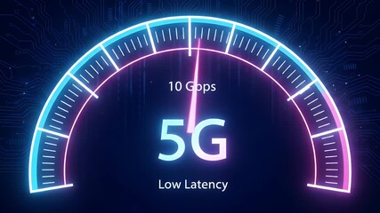 5G Technology: High-Speed Low-Latency Network. - Powered by Adobe