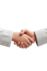 A business handshake illustration.