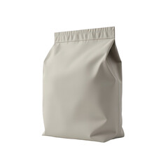 Light beige plastic bag for food or other products.