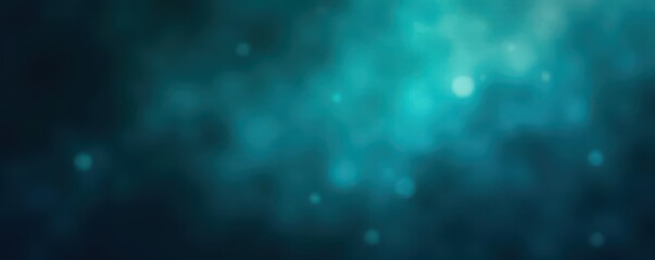 Obraz premium Abstract blurred gradient, white teal blue black, dark grainy glowing backdrop, sea, glow