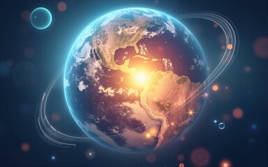 A concept photo of world ozone day. High quality