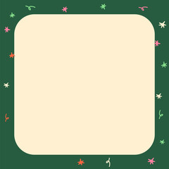 Festive colorful copy space vector