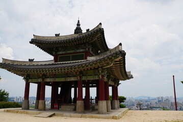 Naklejka premium Western Command Post - Suwon, Korea