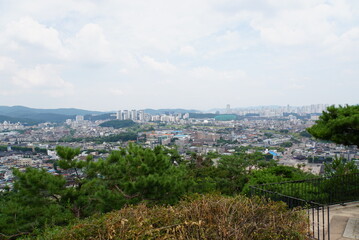 view from Western Command Post - Suwon, Korea