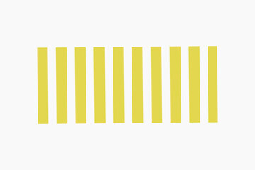 Green stripes collage element vector