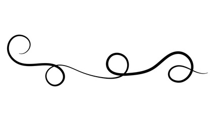 Elegant black swirl designs, ornate and decorative. Swirl patterns for decorative use, ornate and intricate. Perfect for adding elegant, Calligraphy swirl tails. Vector text underline flourishes