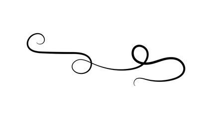 Elegant black swirl designs, ornate and decorative. Swirl patterns for decorative use, ornate and intricate. Perfect for adding elegant, Calligraphy swirl tails. Vector text underline flourishes