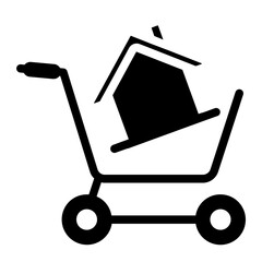 Real Estate Shopping Icon