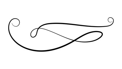 Elegant black swirl designs, ornate and decorative. Swirl patterns for decorative use, ornate and intricate. Perfect for adding elegant, Calligraphy swirl tails. Vector text underline flourishes